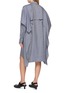 背面 - 点击放大 - LOEWE - Chequered Cape Panel Shirt Dress