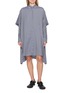 首图 - 点击放大 - LOEWE - Chequered Cape Panel Shirt Dress