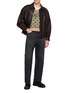 模特儿示范图 - 点击放大 - DUNST - Oversized Leather Unisex Blouson Jacket