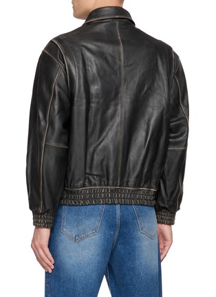 背面 - 点击放大 - DUNST - Worn-In Leather Unisex Blouson Jacket