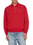 首图 - 点击放大 - DUNST - Leather Logo Polo Sweatshirt