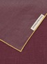 细节 –点击放大 - BORGO DELLE TOVAGLIE - Filo Linen Table Runner — Pruno/Gold