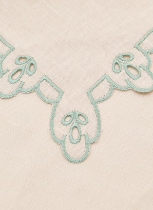 细节 –点击放大 - BORGO DELLE TOVAGLIE - Amalfi Linen Napkin — Sale Marino/Salvia