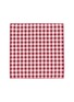 首图 –点击放大 - BORGO DELLE TOVAGLIE - Filo Linen Napkin — Quadro Cuore Mio/Rosso