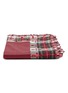 首图 –点击放大 - BORGO DELLE TOVAGLIE - Amalfi Linen Tablecloth — Cuore Mio/Rosso/Scozzese Avorio