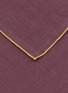 细节 –点击放大 - BORGO DELLE TOVAGLIE - Filo Linen Napkin — Pruno/Gold