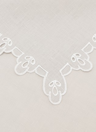 细节 –点击放大 - BORGO DELLE TOVAGLIE - Amalfi Linen Napkin — Stone/Avorio
