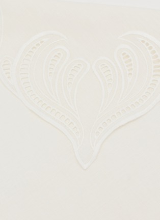 细节 –点击放大 - BORGO DELLE TOVAGLIE - Tecla Linen Napkin — Mastice/Avorio