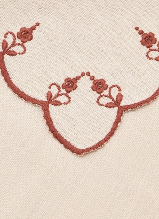 细节 –点击放大 - BORGO DELLE TOVAGLIE - Carlotta Placemat — Sale Marino/Terracotta