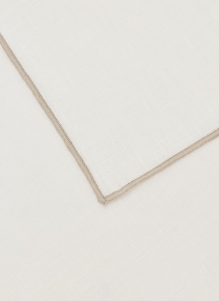细节 –点击放大 - BORGO DELLE TOVAGLIE - Filo Linen Napkin — Avorio/Mastice
