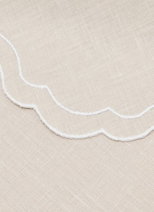 细节 –点击放大 - BORGO DELLE TOVAGLIE - Firenze Linen Placemat — Mastice/Avorio