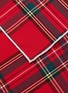 细节 –点击放大 - BORGO DELLE TOVAGLIE - Filo Linen Napkin — Scozzese Rosso/Silver