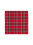 首图 –点击放大 - BORGO DELLE TOVAGLIE - Filo Linen Napkin — Scozzese Rosso/Silver