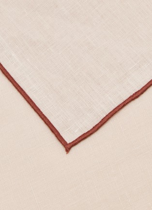 细节 –点击放大 - BORGO DELLE TOVAGLIE - Filo Linen Napkin — Sale Marino/Terracotta