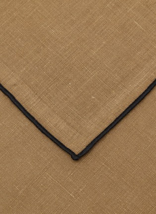 细节 –点击放大 - BORGO DELLE TOVAGLIE - Filo Linen Napkin — Avorio/Cuore Mio