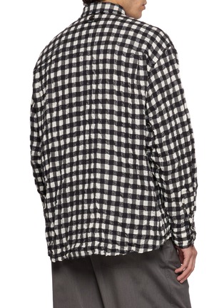 背面 - 点击放大 - SOLID HOMME - Long Sleeve Chequered Shirt