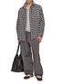 模特儿示范图 - 点击放大 - SOLID HOMME - Long Sleeve Chequered Shirt