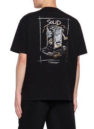 背面 - 点击放大 - SOLID HOMME - Graphic Crewneck T-shirt