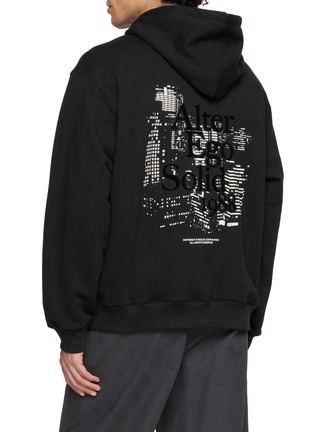 背面 - 点击放大 - SOLID HOMME - Logo Print Hoodie