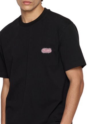  - SOLID HOMME - Solid Back Logo Cotton T-Shirt
