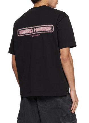 背面 - 点击放大 - SOLID HOMME - Solid Back Logo Cotton T-Shirt