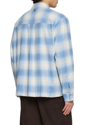 背面 - 点击放大 - SOLID HOMME - Faded Chequered Button Up Shirt