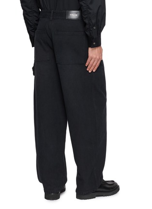背面 - 点击放大 - SOLID HOMME - Washed Carpenter Wide Leg Pants