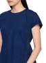  - DALA - Linear Cotton Denim T-Shirt