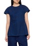 首图 - 点击放大 - DALA - Linear Cotton Denim T-Shirt
