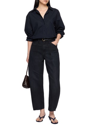 模特儿示范图 - 点击放大 - DALA - Lido Cotton Denim Ankle Jeans
