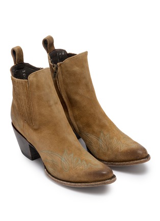 细节 - 点击放大 - MEXICANA SHOES - 55 FURY BENTLEY 刺绣切尔西短靴
