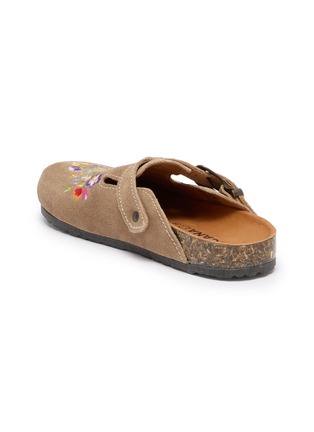  - MEXICANA SHOES - ALCATRAZ 花卉刺绣绒面皮穆勒鞋