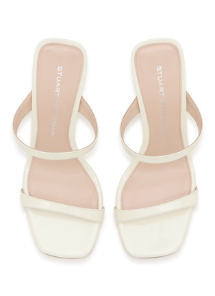 细节 - 点击放大 - STUART WEITZMAN - 85 Vinnie Leather Wedge Heeled Sandals