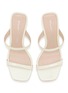 细节 - 点击放大 - STUART WEITZMAN - 85 Vinnie Leather Wedge Heeled Sandals