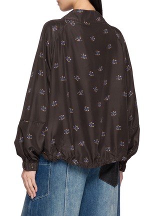 背面 - 点击放大 - FAFAMOON - Floral Print Half Zip Windbreaker