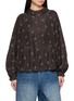 首图 - 点击放大 - FAFAMOON - Floral Print Half Zip Windbreaker