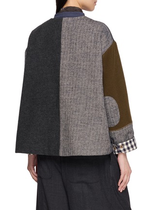 背面 - 点击放大 - FAFAMOON - Colour Block Round Neck Top