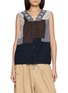 首图 - 点击放大 - FAFAMOON - Scalloped Floral Embroidered Patchwork Vest