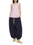 模特儿示范图 - 点击放大 - FAFAMOON - Fruit Graphic Hem Tank Top