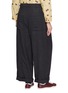 背面 - 点击放大 - FAFAMOON - Pleated Cuffed Wide Leg Pants