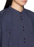 细节 - 点击放大 - FAFAMOON - Long Sleeve Floral Tie Shirt