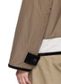  - FAFAMOON - Chequered Hem Contrast Trim Jacket