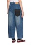 背面 - 点击放大 - FAFAMOON - Washed Barrel Leg Denim Pants