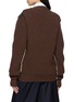 背面 - 点击放大 - SONIA CARRASCO - Knit Sleeve Deconstructed Single Breasted Blazer