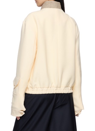 背面 - 点击放大 - SONIA CARRASCO - Exposed Collar Bomber Jacket