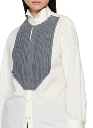  - SONIA CARRASCO - Knit Bib Tuxedo Shirt