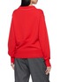 背面 - 点击放大 - SONIA CARRASCO - Exposed Stitch Knit Polo Shirt