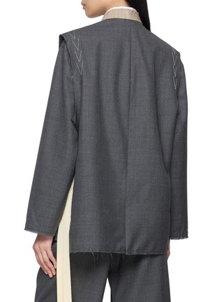 背面 - 点击放大 - SONIA CARRASCO - Deconstructed Single Breasted Blazer