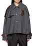 首图 - 点击放大 - SONIA CARRASCO - Contrast Detail Cropped Trench Coat