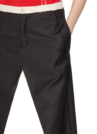  - SONIA CARRASCO - Exposed Lining Tailored Midi Skirt
